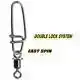 Hyper Strong Snap + Swivel - Größe: 2 x 7 - 32 kg