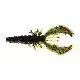 CreCraw Slim Creaturebait - 5,5 cm - Black/Chartreuse