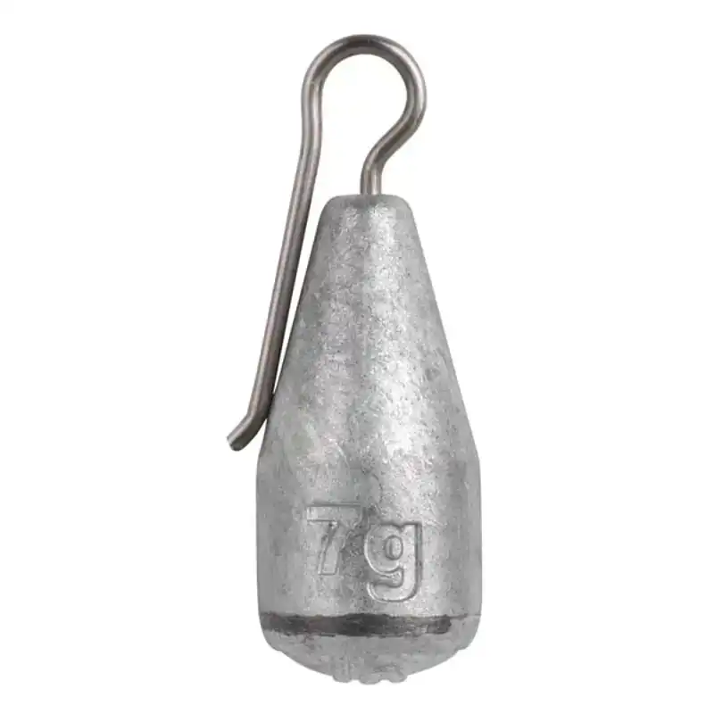 Zinc Clip-On Lure Weights - 3 Gramm