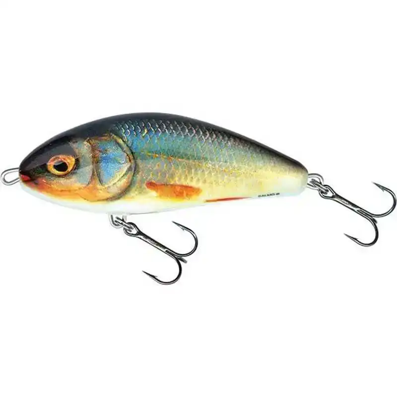 Fatso - Sinking - 10 cm - Holo Red Head Striper