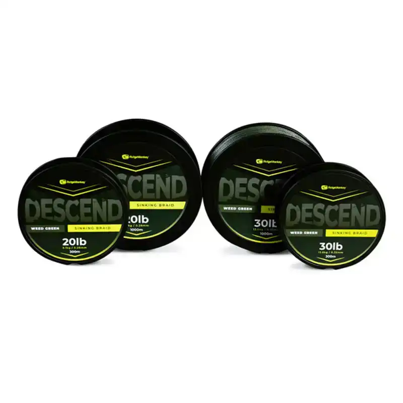 Descend Sinking Braid - 20 lb - 0,28 mm - 9,1 kg - 300 Meter