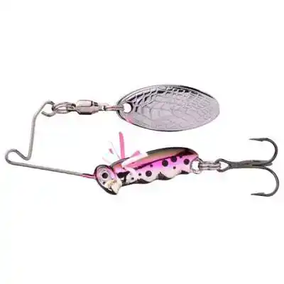 Larva Micro Spinnerbait - Rainbow Trout - Single Hook