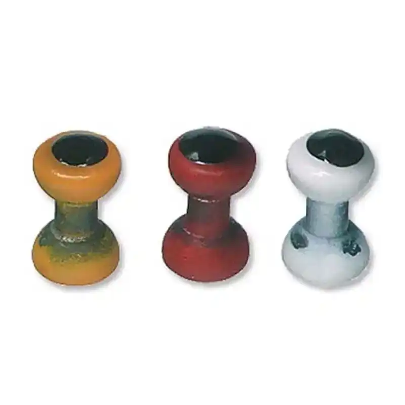 Prepainted Fly Eyes - Black - 1 / 4'' - 6,4 mm