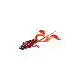 Mutant Rat Soft - 24 cm - 40 Gramm - Black Red