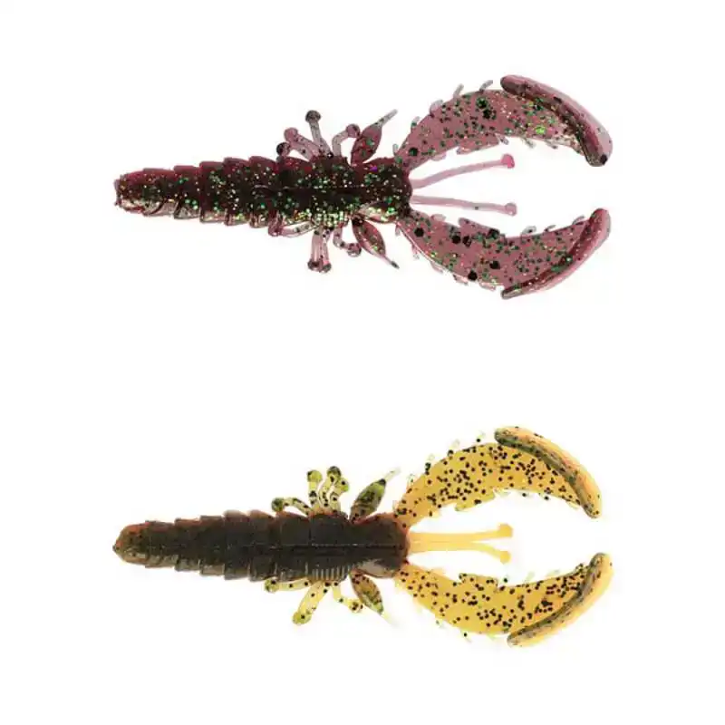 CreCraw Slim Creaturebait - 5,5 cm - Black/Chartreuse