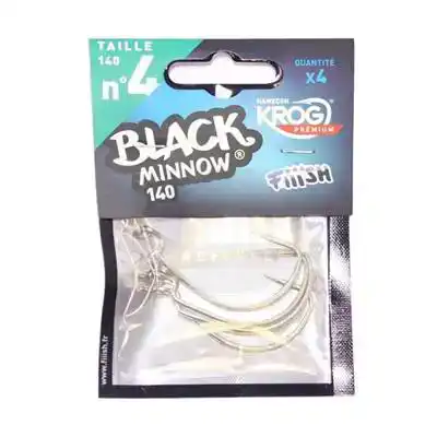 Black Minnow Krog Premium VMC Hooks