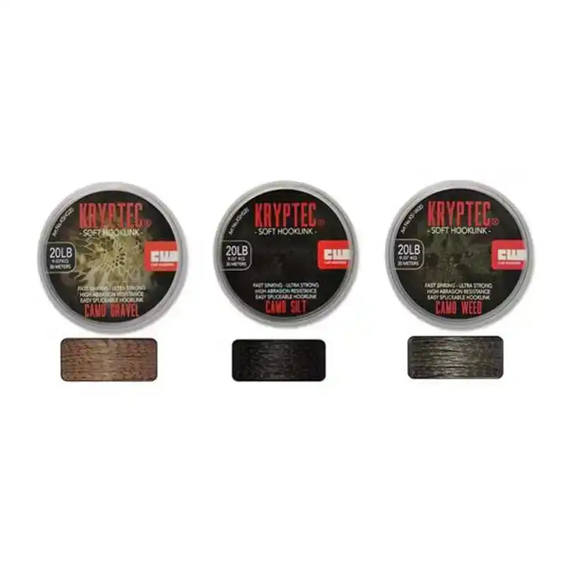 Kryptec Soft Hooklink - 20 lb - Gravel