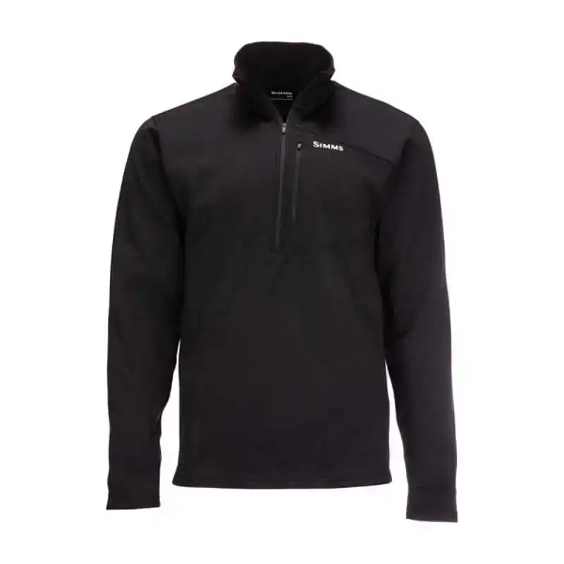 Thermal 1/4 Zip Top - Größe: L - Black
