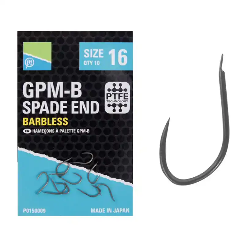 GPM-B Spade End Barbless - Größe: 12