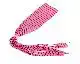 Barred Round Rubber - Pink/Black