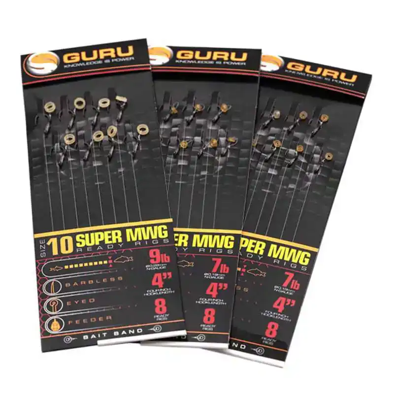 SMWG Bait Band Rigs - Haken: 10 - 0,19 mm - 4''