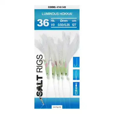 Luminous Hokkai - Salt Rig 36 - Haken: 1/0