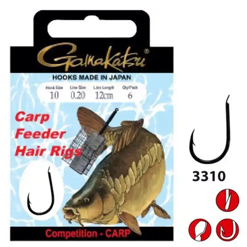 Carp Feeder Hair Rigs - # 10 - 0,20 mm - 70 cm
