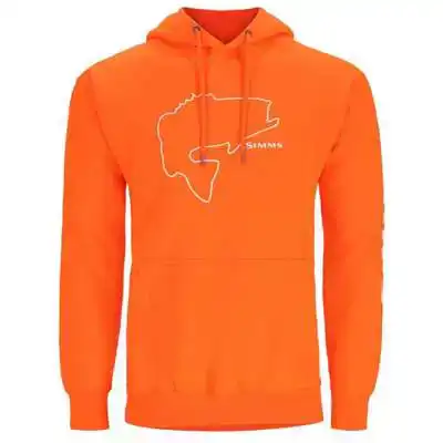 Bass Outline Hoody - Größe: XXXL -Neon Orange