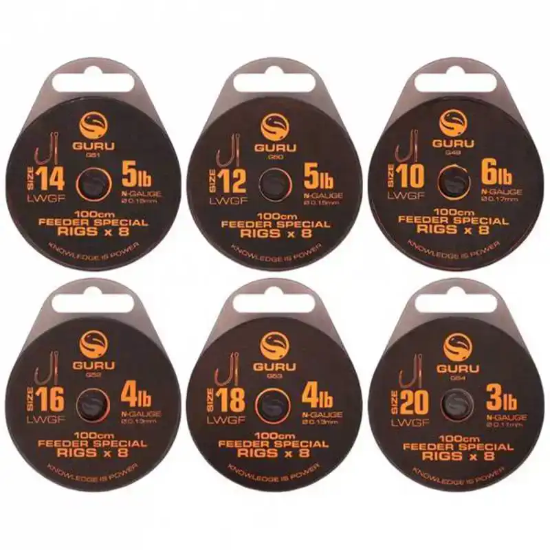 LWGF Feeder Special Rigs - Haken: 10 - 0,17 mm