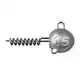 Zinc Screw-In Jigheads - 5 Gramm
