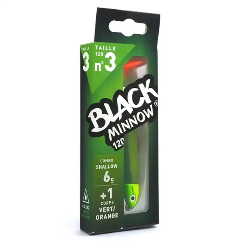 Black Minnow Shallow Combo - No. 3 (120) - 6 Gramm - Kaki - No. 3 (120) - 6 Gramm - Kaki