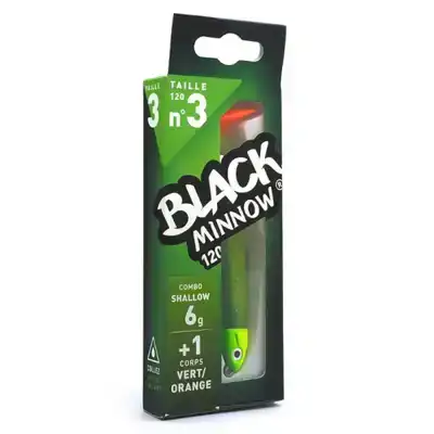 Black Minnow Shallow Combo - No. 3 (120) - 6 Gramm - Kaki - No. 3 (120) - 6 Gramm - Kaki