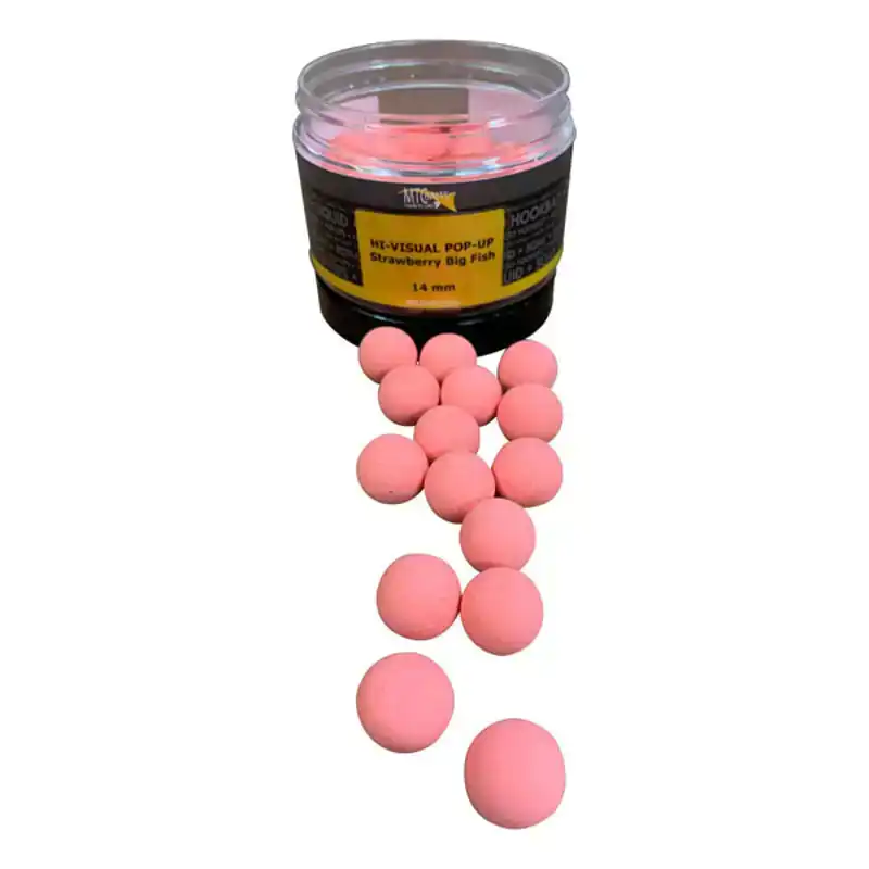 Hi-Visual Pop-Ups - Strawberry Big Fish - 12 mm
