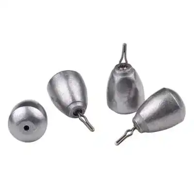 Stainless Steel Tear Dropshot Sinkers - 7,2 Gramm