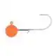 Round Jighead Orange - Haken: 2 - 3,5 Gramm