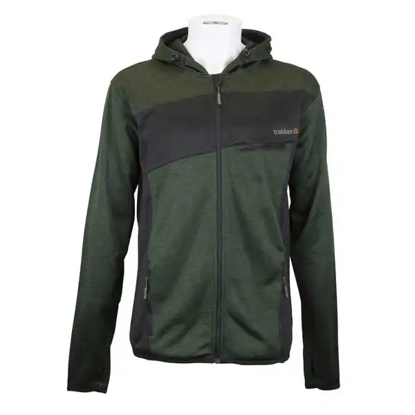 Marl Fleece Back Hoody - Large