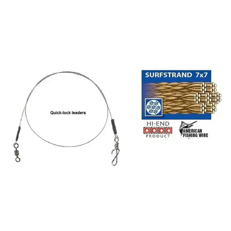 Classic Surfstrand Quick Lock Leader - 9 kg - 25 cm