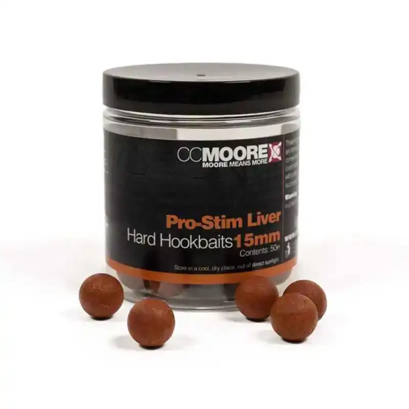 Pro-Stim Liver Hard Hookbaits - 15 mm