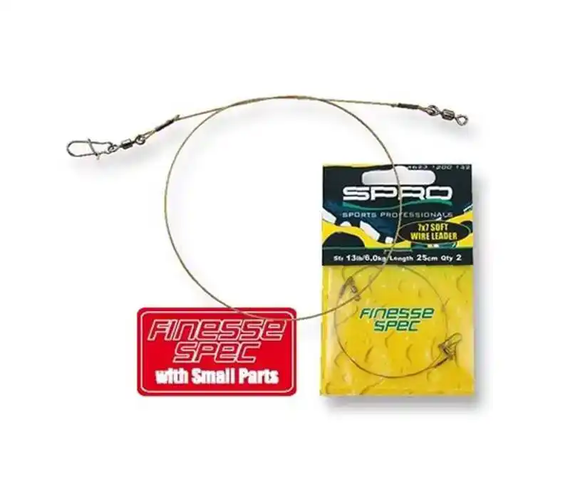 Pike Fighter Wire Leader 7x7 Finesse Spec - 20 lb. - 25 cm