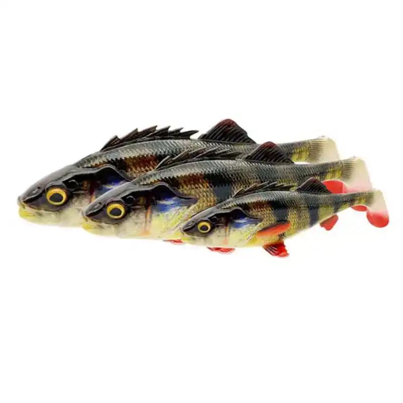 4D Perch Shad - 12,5 cm - Blue Silver