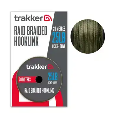 Raid Braided Hooklink - 35 lb - 15,9 kg - 20 m