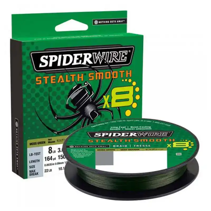 Stealth Smooth 8 Moss Green - 0,06 mm - 5,4 kg - 150 m