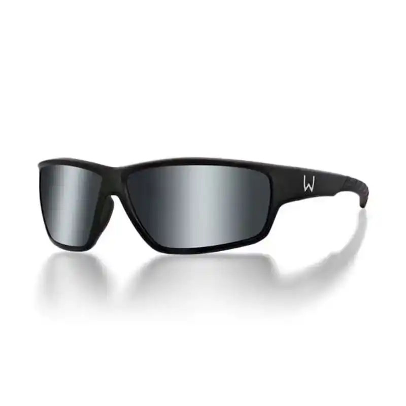 W6 Sport 20 - Matte Black - LB Smoke LM Silver Flash AR Blue