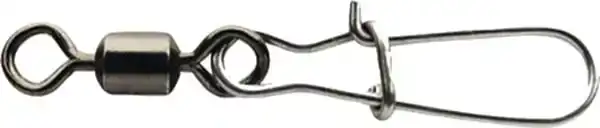 Black Rolling Swivel + Fastlock Snap - Größe: 4
