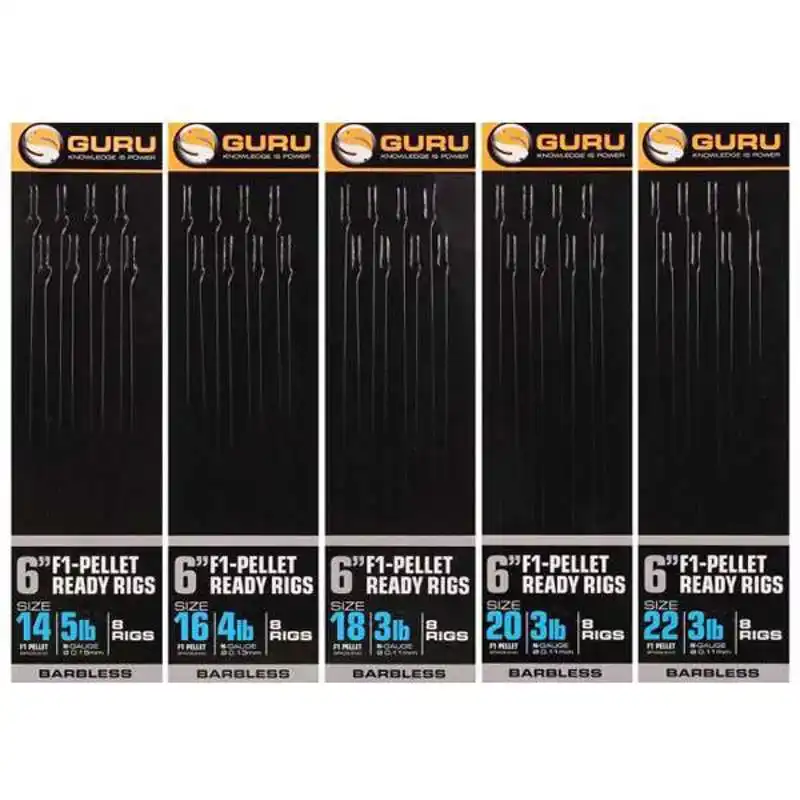 F1 Pellet - Ready Rigs - Haken: 14 - 0,15 mm - 6''