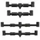 Black Label QR Adjustable Buzz Bars - 2 Rod - 15 & 18 cm