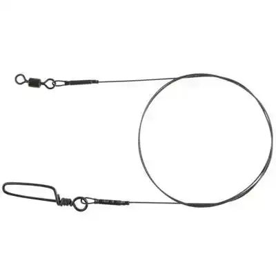 Matt Black Leader 1x7 Titanium - 18 lb - 30 cm