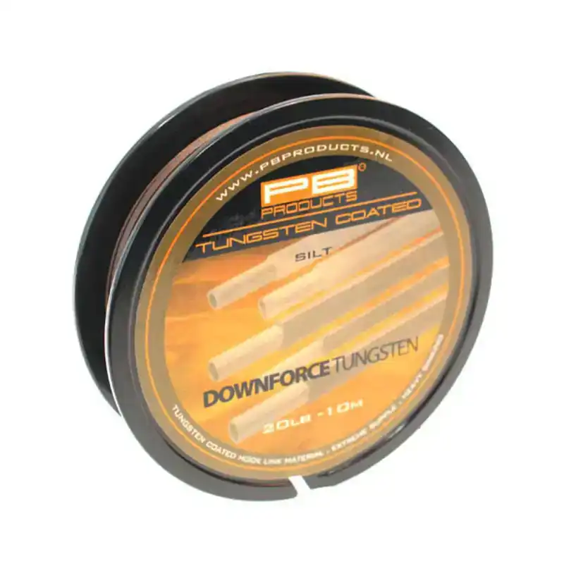 Downforce Tungsten Coated Hooklink - 20 lb - Weed