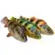 4D Line Thru Perch Shad - 20 cm - Albino