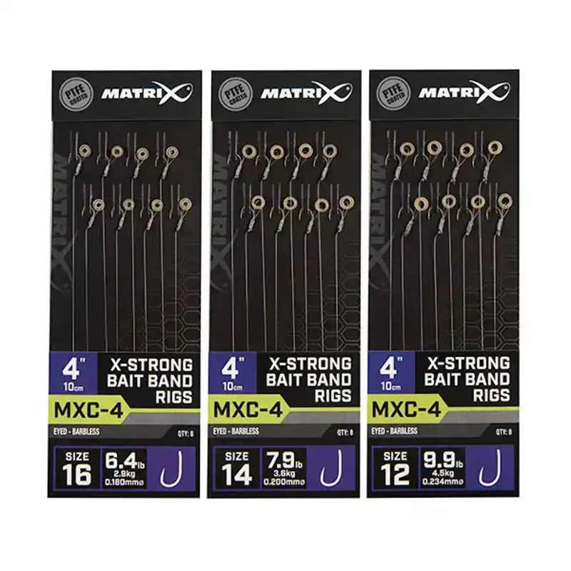 MXC-4 X-Strong Bait Band Rigs - Haken: 14 - 0,20 mm - 10 cm