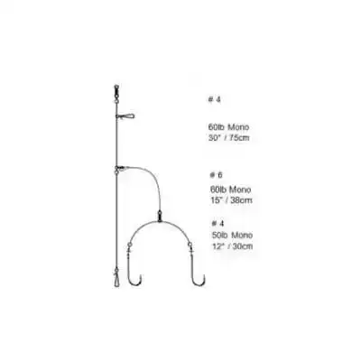 Wishbone Dropper Rig - Haken: 6