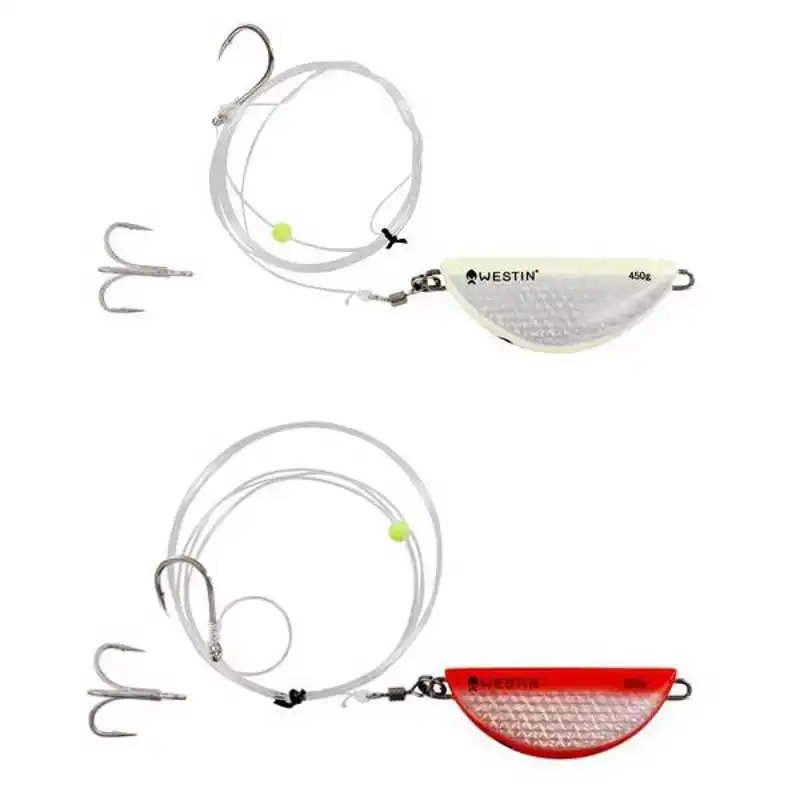Halibut Anti Twist Rig - 350 Gramm - Glow