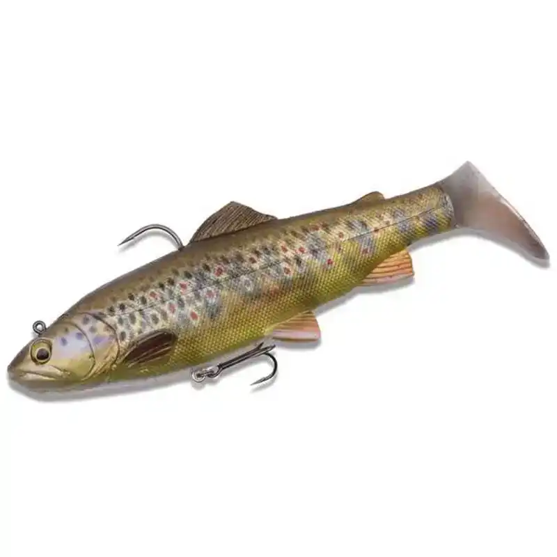 4D Trout Rattle Shad - 12,5 cm - Golden Albino Trout