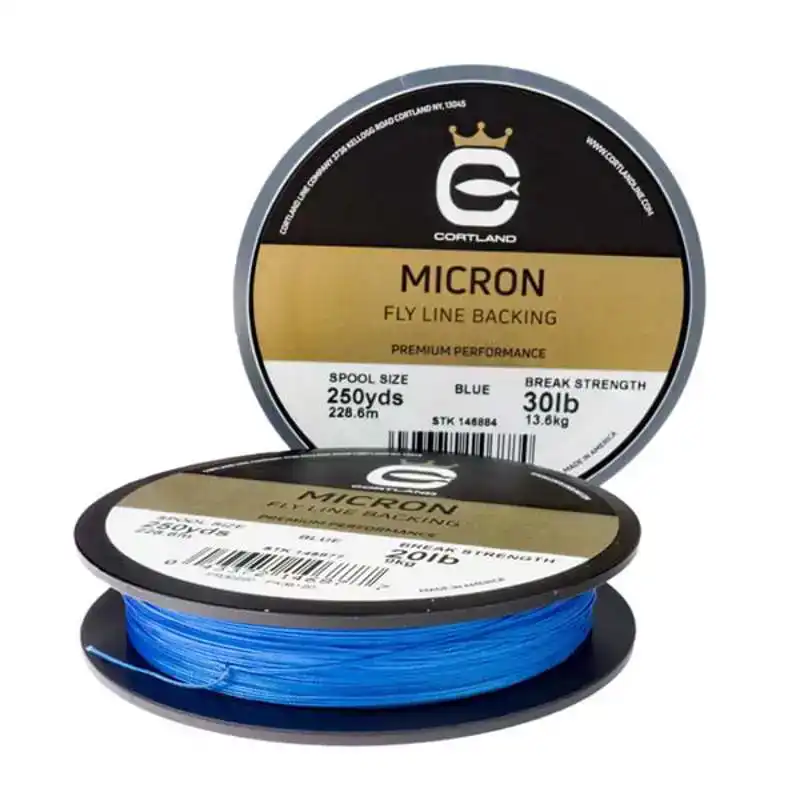 Micron Fly Line Backing - 20 lb - Orange