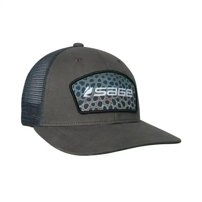 Patch Trucker Hat - Brown Trout