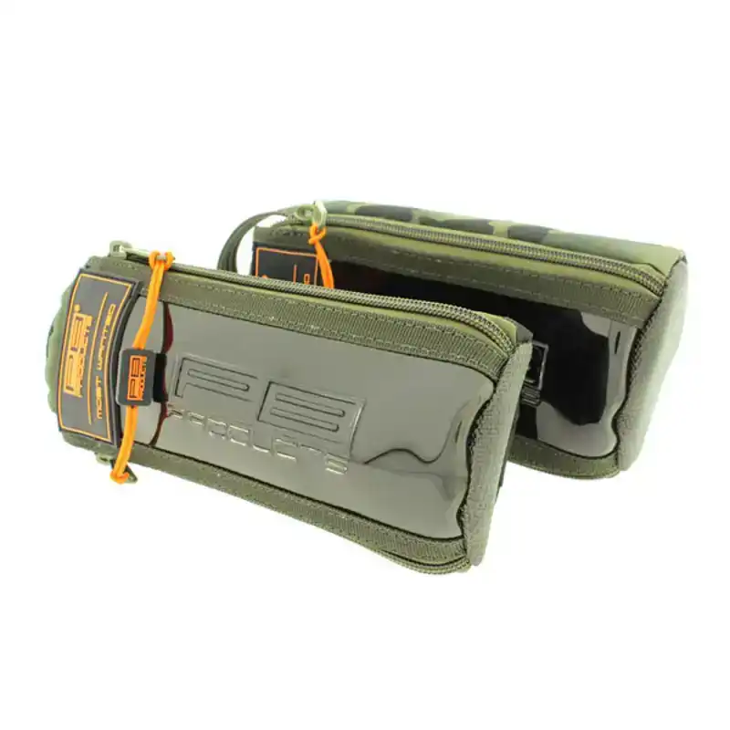 Double Zipper Tube Pouch - 18 x 7 cm