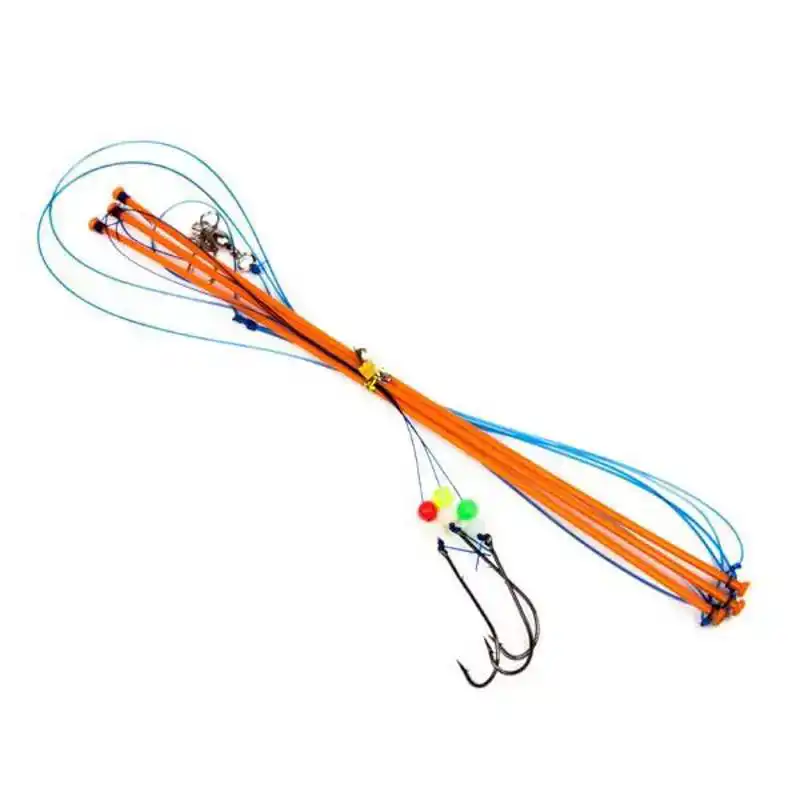 Plattfisch Besen Abstandhalter Vorfach - Haken: 1 - 15 cm