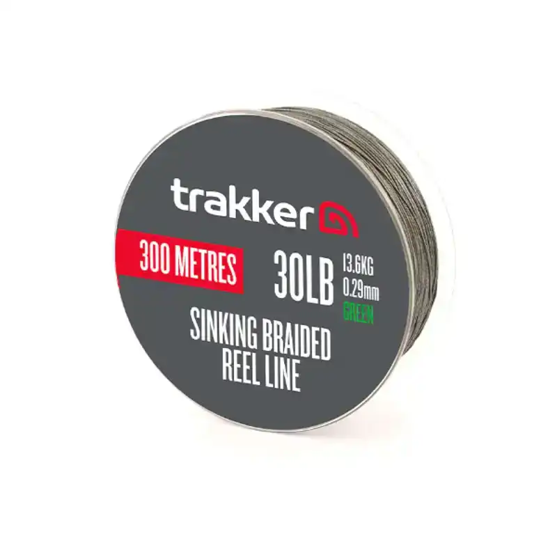 Sinking Braided Reel Line - 0,29 mm - 13,6 kg - 300 m