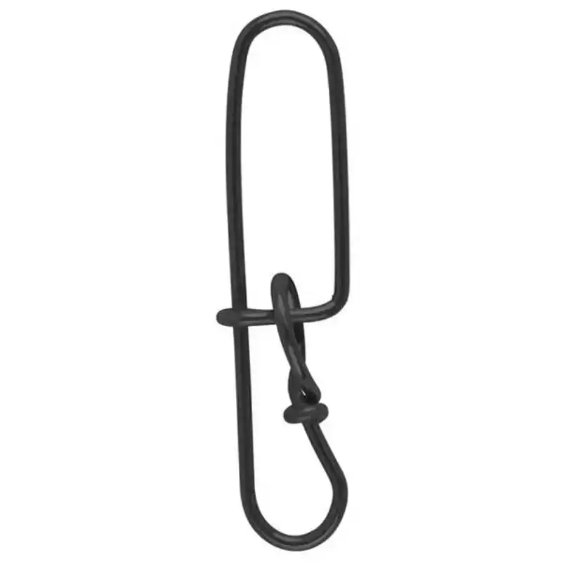 Matt Black Double Insurance Lock Snap - Größe: 1 - 15 kg (11 st)
