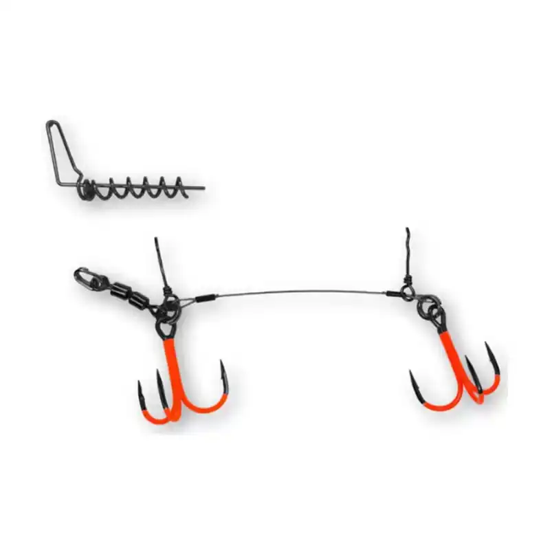 Double Swivel Stinger Rig XL - UVO - Haken: 2/0
